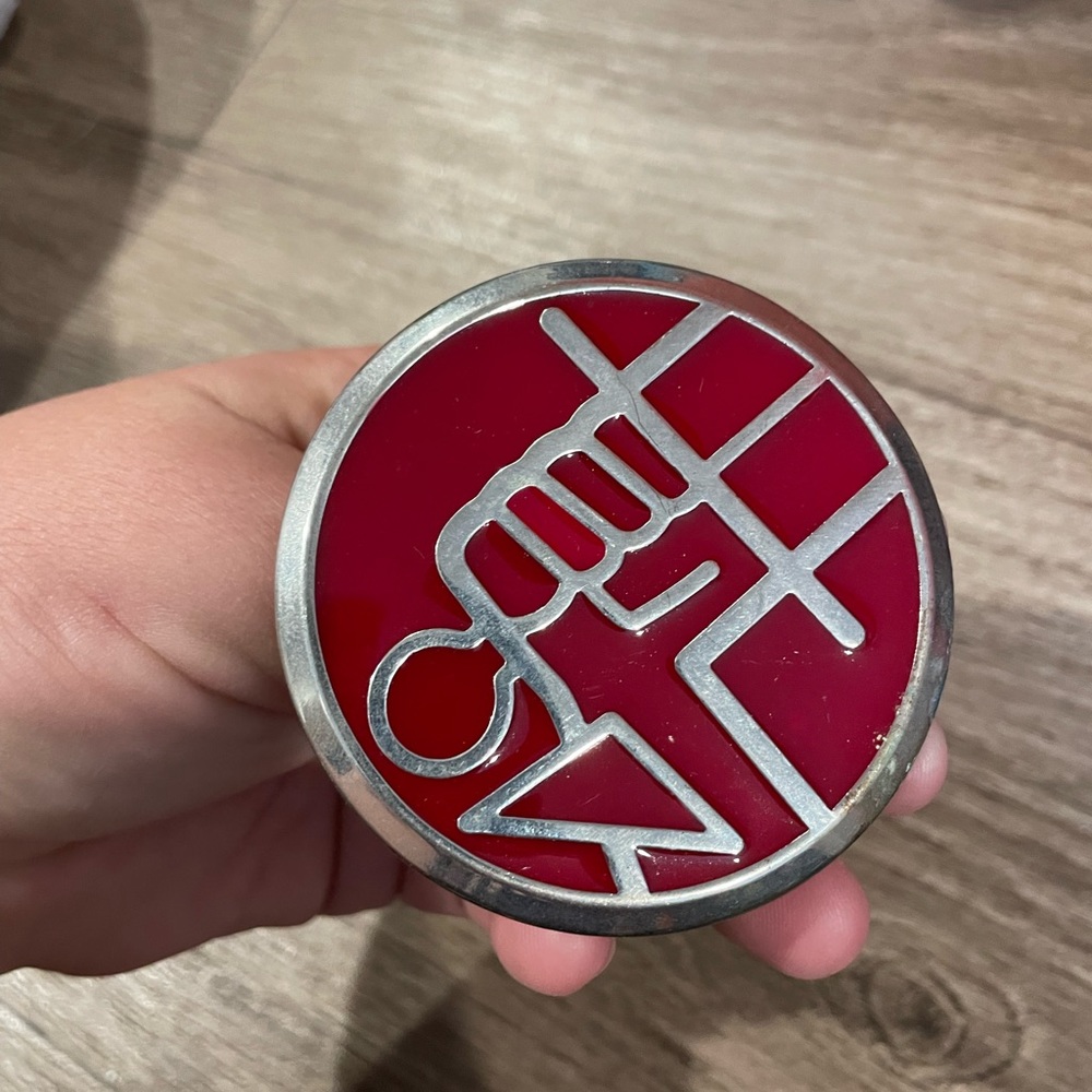 Hellboy belt buckle